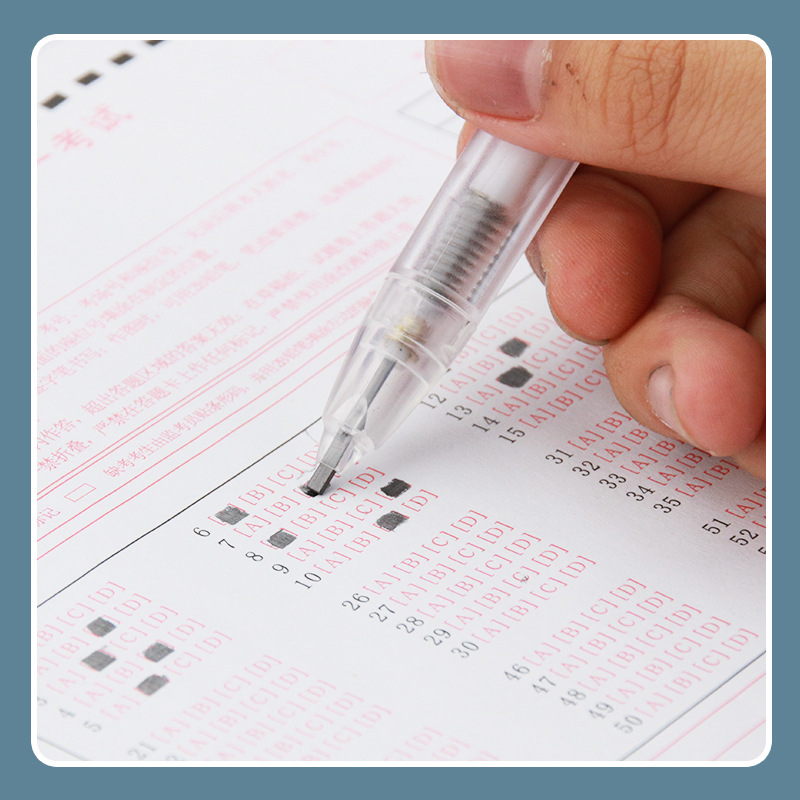 Card pen 2B pencil can be customized LOGO examination special press pencil printing two-dimensional code answer supplies stationery