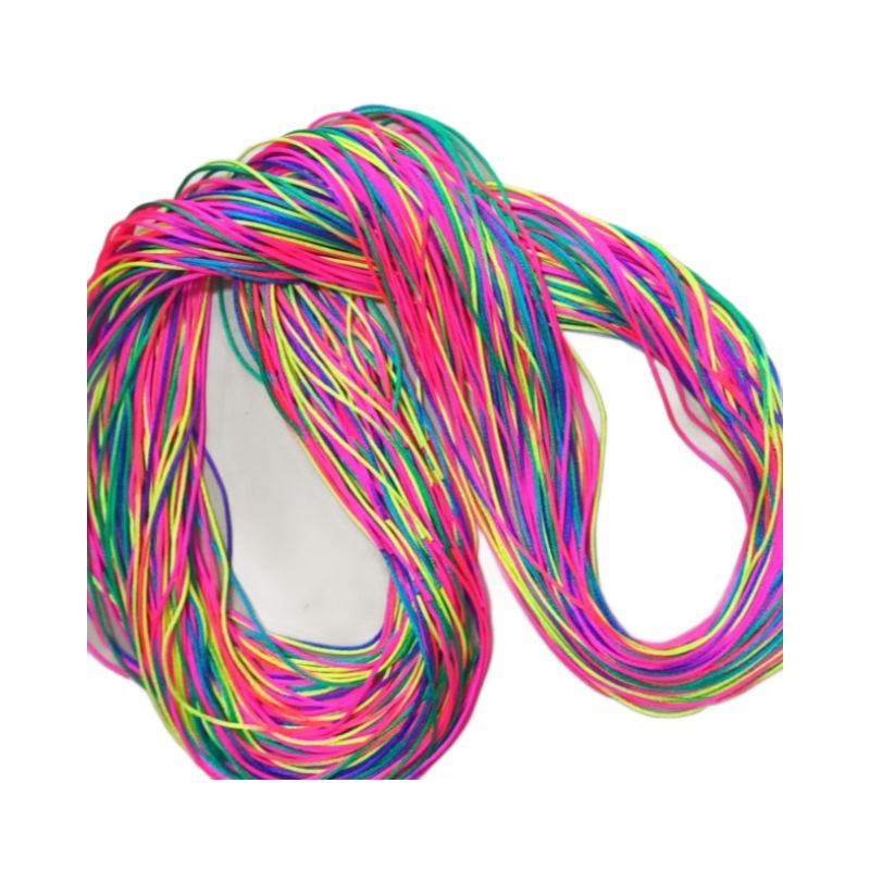 Children's Nostalgic Toys Special Rope for Flip Flowers Student's Color Rope Pupils Picking Flowers Rope Wweave Flowers Rope Toys After 7080