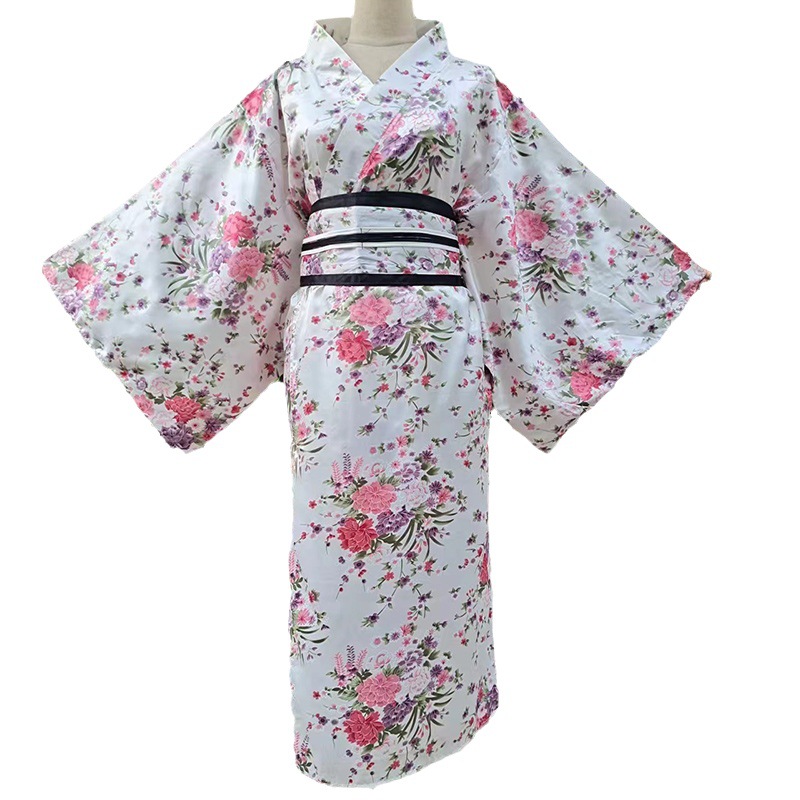 Japanese Traditional Women's Formal Yukata Anime Cosplay Photography Photo Suit Kimono Stage Performance Clothing