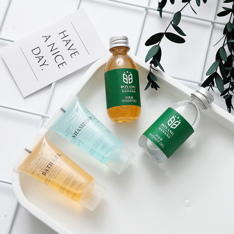 Ежедневные одноразовые принадлежности отеля PVC сжимаемый шампунь ароматный лосьон для ванны отельный аромат