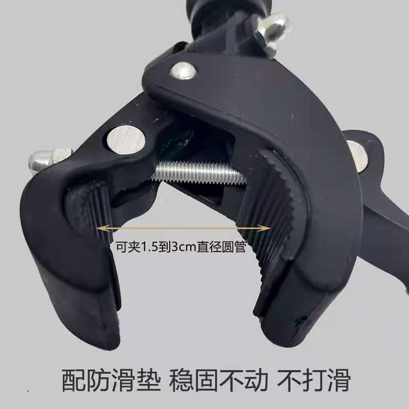 [Zhanpeng plastic] in stock wholesale support sample 180 bicycle clip stable mobile phone DV bracket