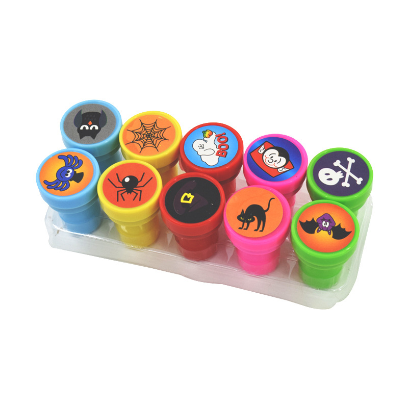 Factory direct supply Halloween seal children's toy seal suit 50PCS hand account painting decoration tools wholesale