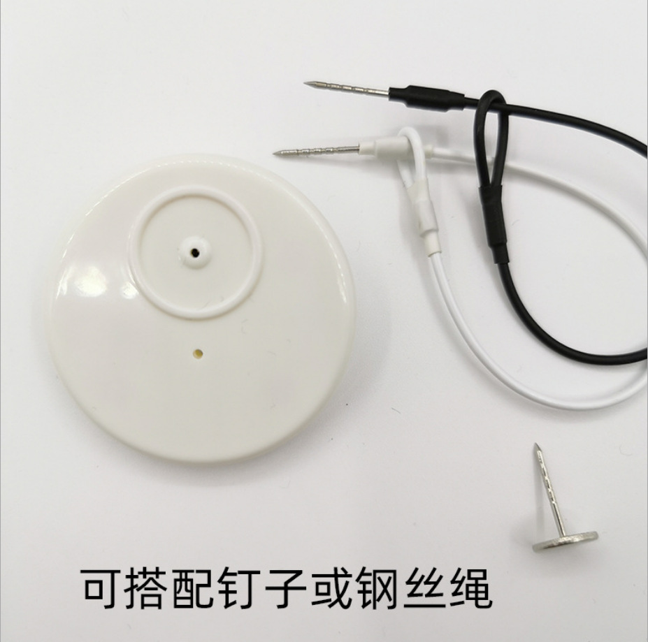 Radio frequency eccentric round anti-theft magnetic buckle clothing anti-theft buckle 8.2MHz radio frequency round hard tag clothing shoe hat nail buckle