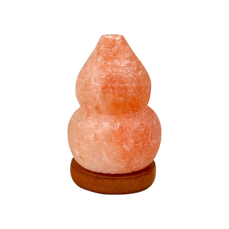 Salt Lamp USB Powered Small Gourd Himalayan Salt Lamp Crystal Lamp Wholesale Warm Light Cross-Border Hot Sale