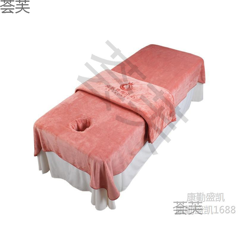 Bath Towel 2024 New Beauty Salon Bed Towel with Holes, Absorbent and Lint-Free, Massage and Massage Therapy Shop Bed Sheets