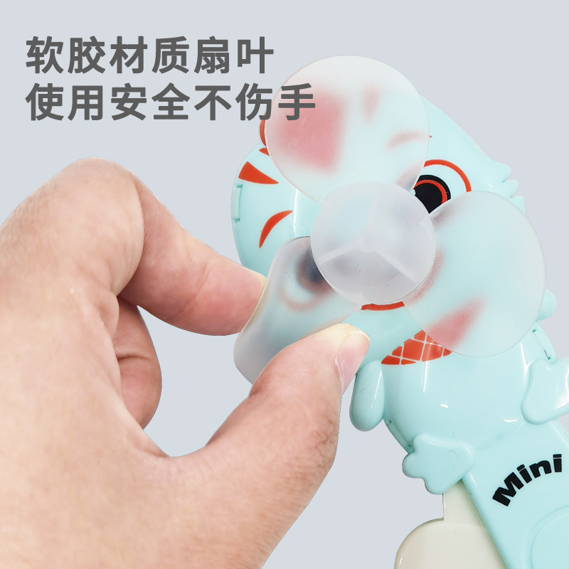 Meng Fun Cartoon Hand Pressure Fan New Summer Fan Hand Pressure Fan Gift Toys Chenghai Toys Wholesale