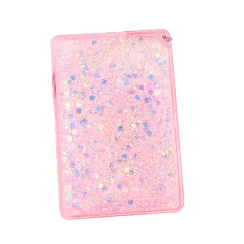 Acrylic Quicksand Guka Mahjong Guka Board Card Brick Set Transparent Ice Cube Children's Guka Pattern Printing with Stickers Included