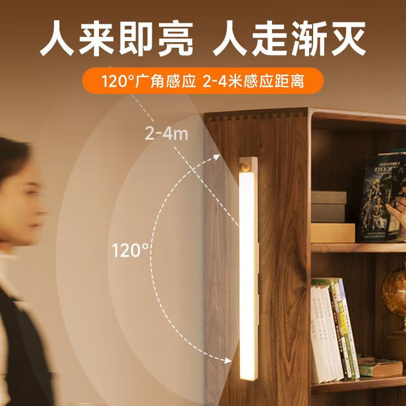 Human Body Intelligent Sensor Wardrobe Shoe Cabinet Wine Cabinet Light Strip Led Light Board Magnetic Whole House Multi-Functional Entrance Light