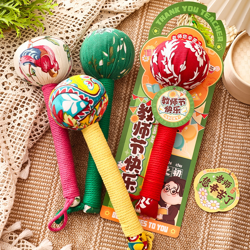 Teacher's Day Gift 2025 New Health Mugwort Hammer Gift Bag High-End Practical Small Gift for Male and Female Teachers