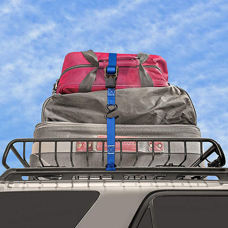 Multi-purpose tie luggage tie cargo ring belt beach car hook belt cart lanyard motorcycle braided rope webbing