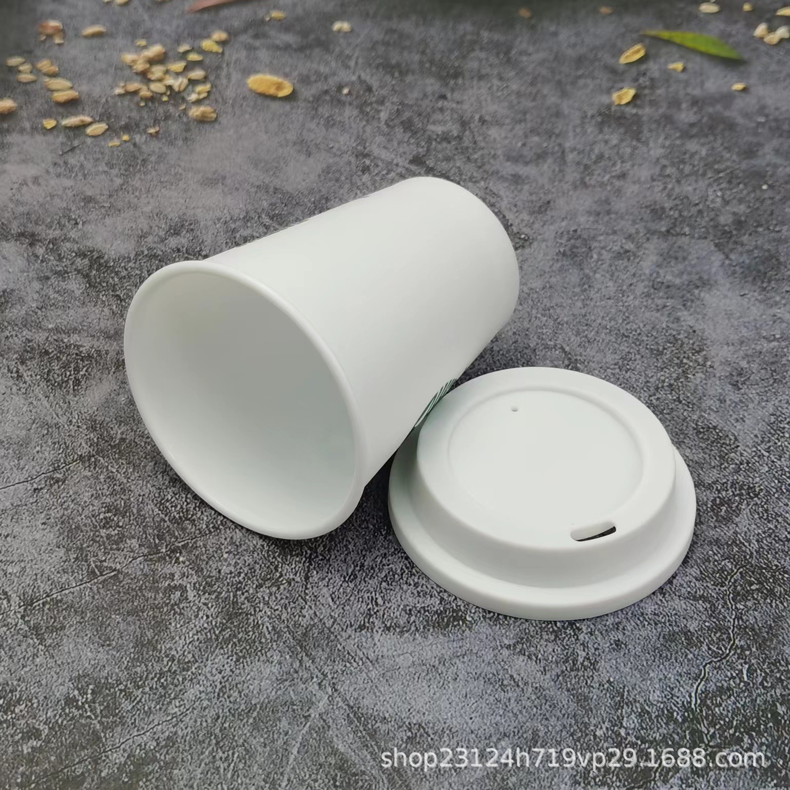 Cross-Border 8oz single-layer Cup plastic PP cute high-value simple stacking Printing 250ml coffee cup