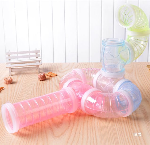 Hamster Cage External Wire Modified T-Type Parkour Acrylic Transparent Accessories Can Be Cage Toys Diyl Type