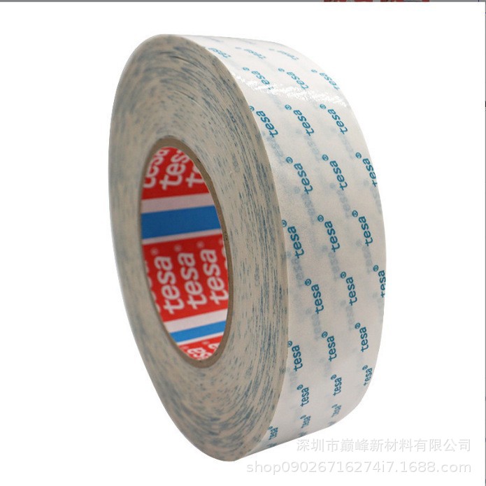 Tesa Tesa60999 Transparent Non-Woven Double-Sided Tape Highly Permeable Felt Laminated Fixed Easy to Cut