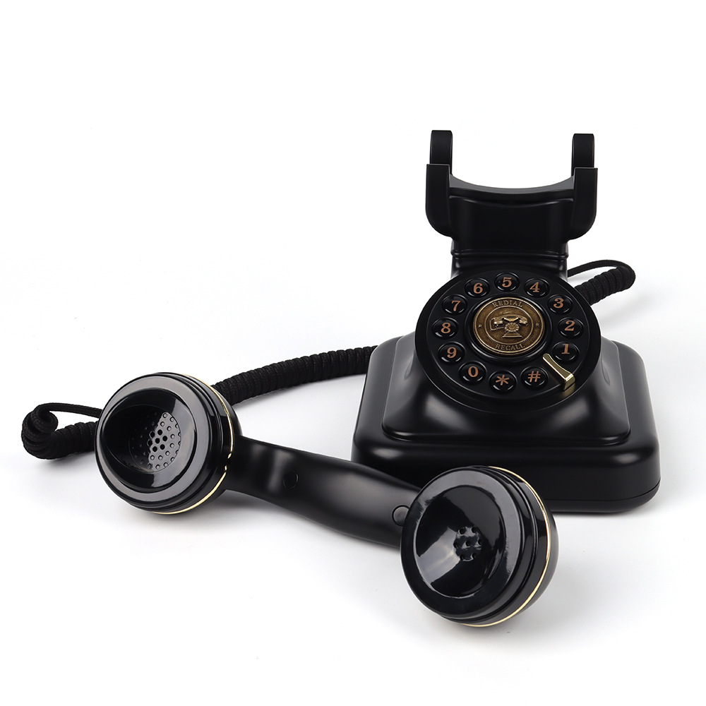 Cross-Border Retro Message Phone Antique Recording Fixed Landline Wedding Party Old-Fashioned Telephone Wholesale Manufacturer