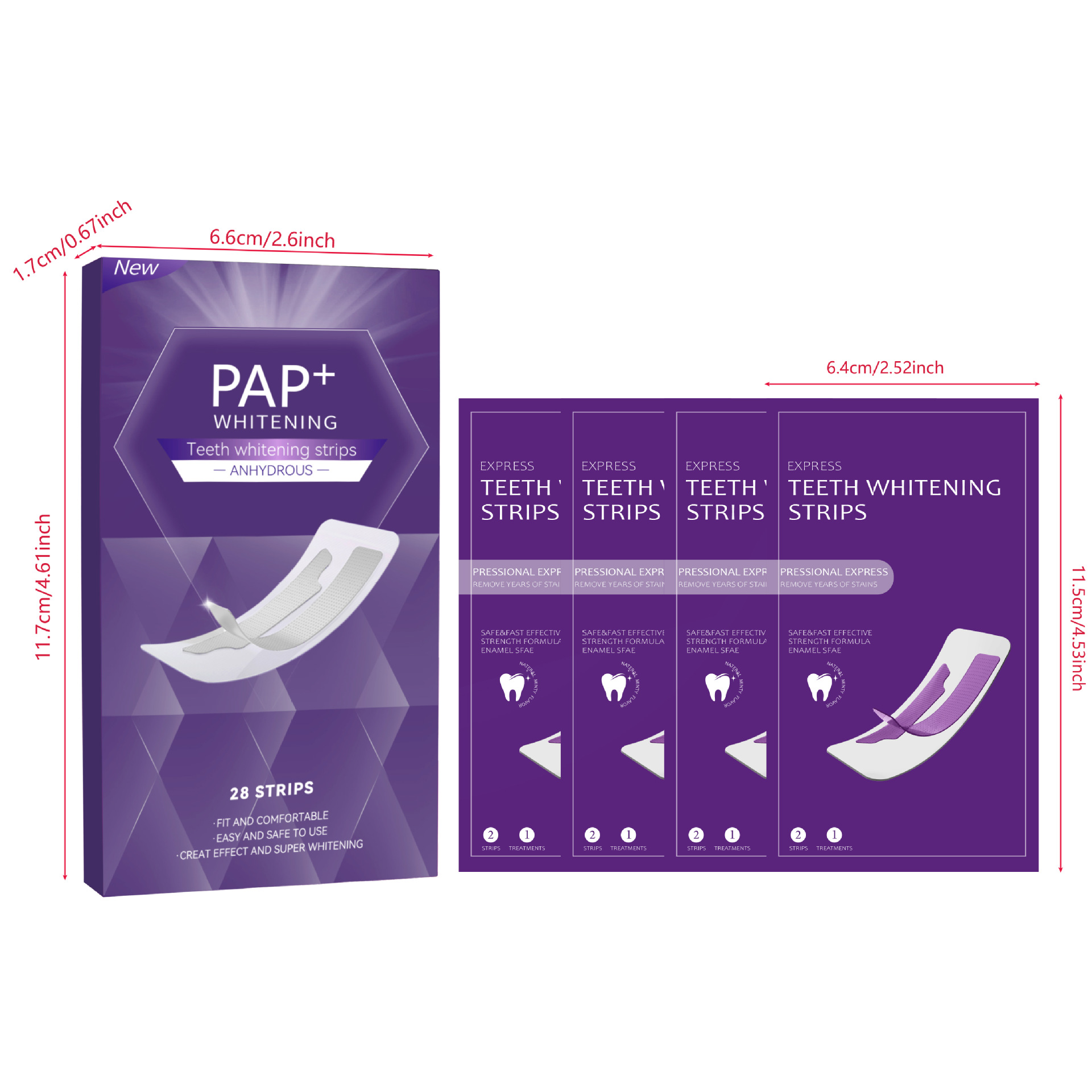 Pap Whitening Teeth Patch Purple Teeth Patch Remove Yellow Teeth Whitening Patch Teethwhiteningstrips Not over