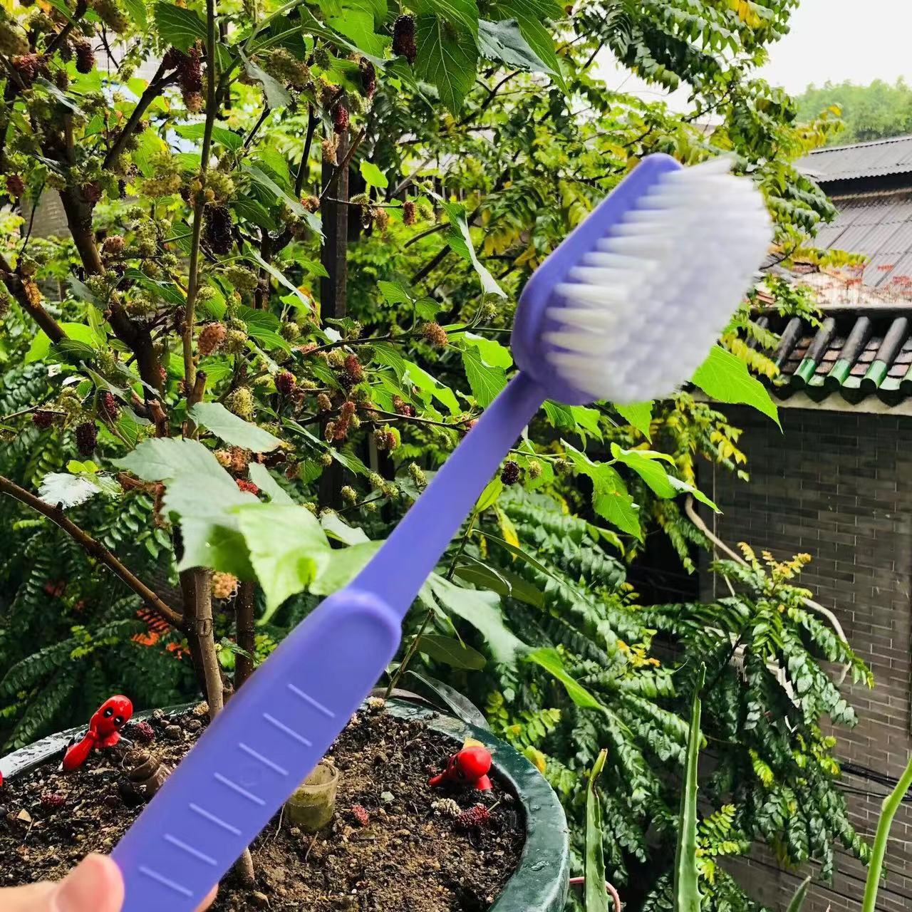 Large toothbrush shape BATHBRUSH bath scrub back large toothbrush hanging bath cleaning soft brush