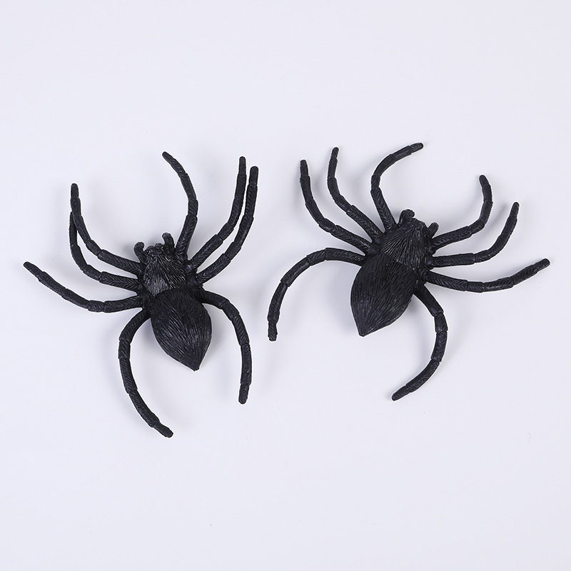 Plastic Black Luminous Scorpion Black Bat Halloween Toy Accessories Trick Centipede Spider Clown