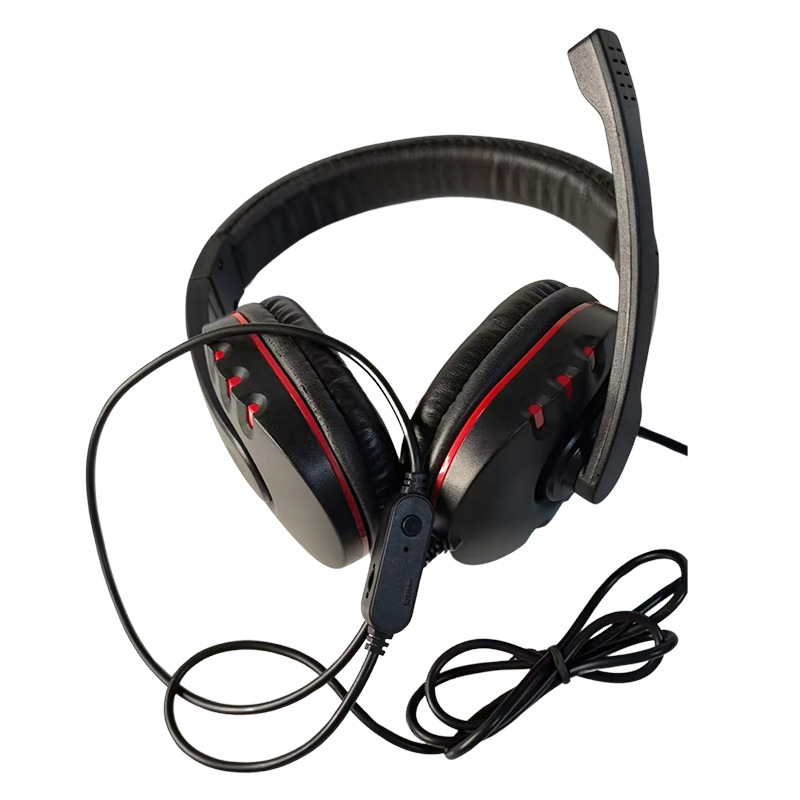 Headset manufacturers wholesale headsets wired headphones electric competition chicken Internet cafe headphones listening to voice debate with microphone headphones
