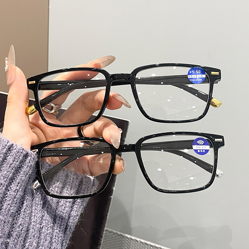 Новые простые очки для чтения мужские против синего света модные ультралегкие HD очки для чтения оптом