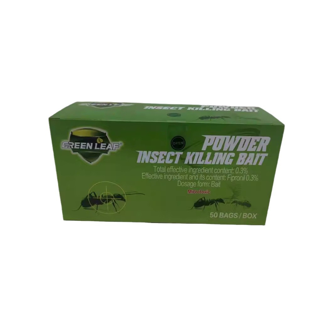 Greenleaf English Version Ant Bait Ant Medicine Household Ant Bait Ant Killing Powder Packaging 5g Ant Medicine Insecticide
