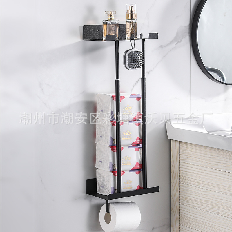 Креативный держатель для туалетной бумаги, настенный, металлический, для хранения
