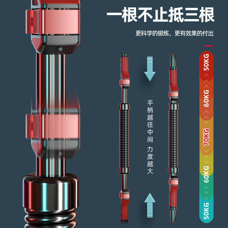 Arm Strength Device Men's Arm Muscle Exercise Home Fitness Equipment 30 Trainer 40 kg 50 Pressure Grip Arm Strength Stick