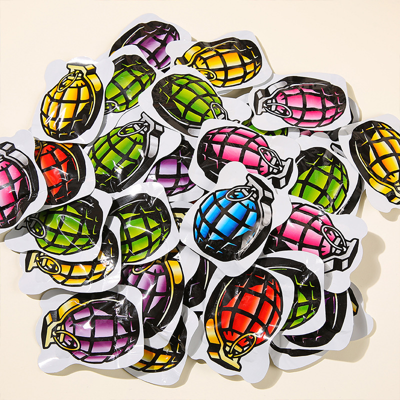 Tiktok same style toy simulation self-explosion grenade small fried bag prank whole person toy scare bag wholesale