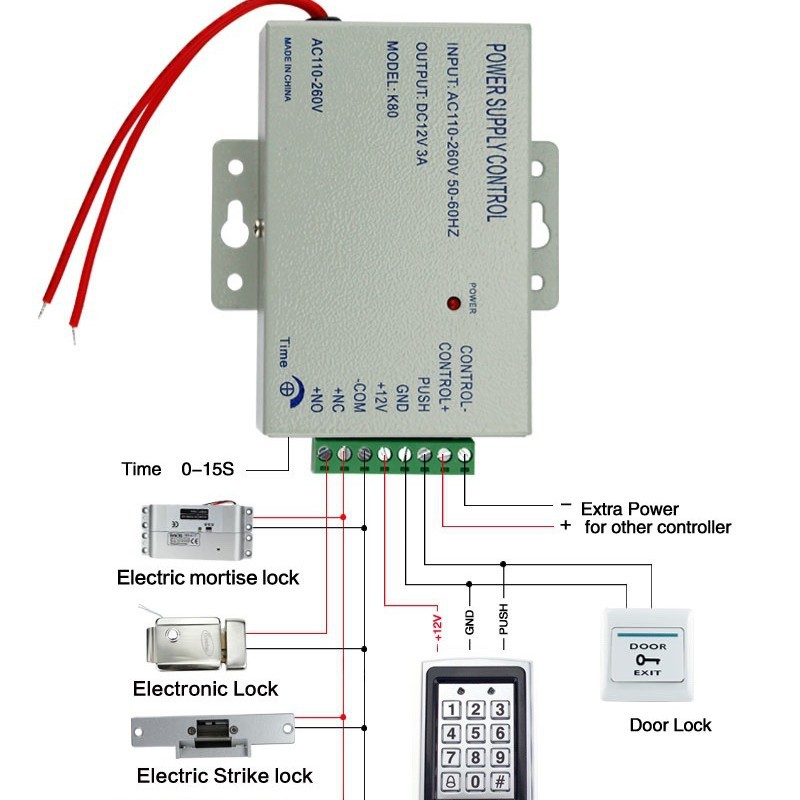 K80 access control special power supply 12v3a switching power supply 12v3a access control power supply 12v3A power supply