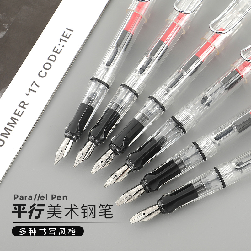 Parallel Duckbill Pen Tip Gothic Art Pen Available English Xizang Tip Calligraphy Painting Art Font Pen