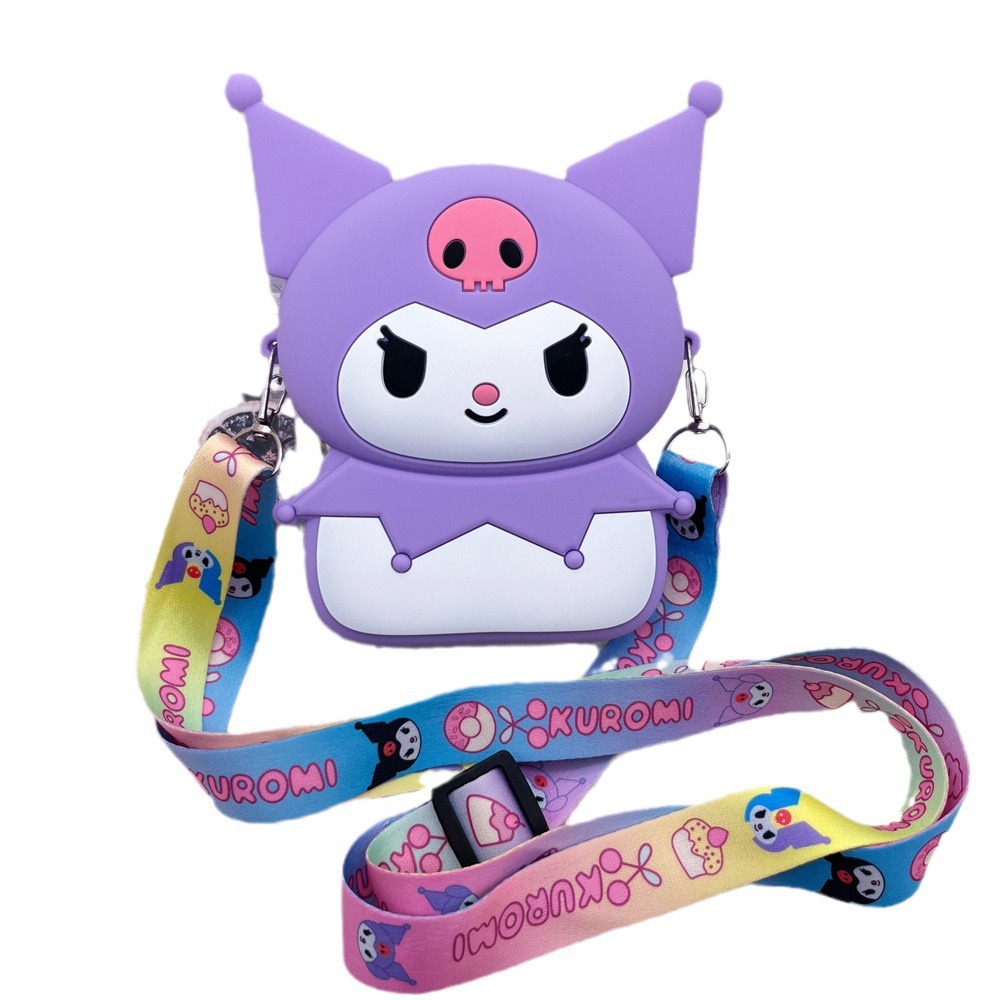 Popular Kuromi Silicone Bag, Cute Mini Bag, Fashionable Children's Bag, Girl's Bag, Student Coin Purse Manufacturer