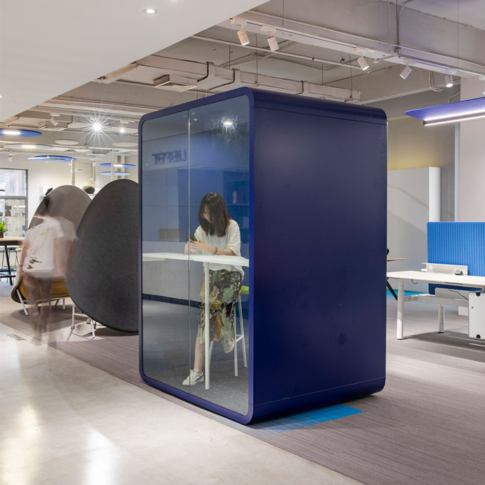 Mobile soundproof room indoor telephone booth mute cabin live broadcast office negotiation conference room telephone booth piano room