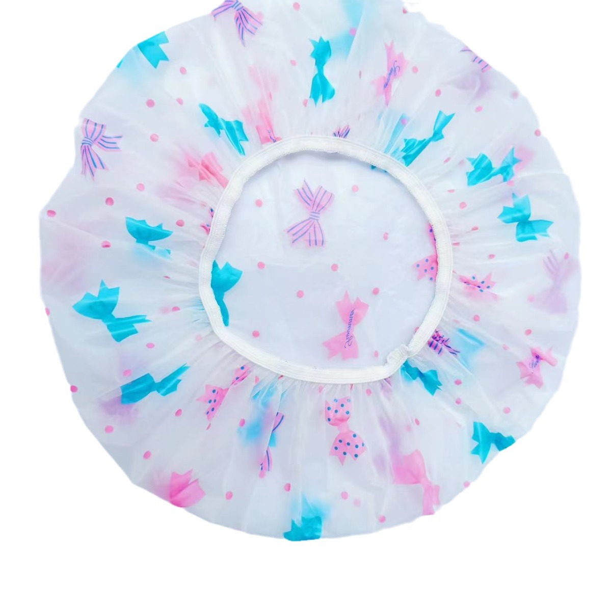 Factory direct sales specifications PE shower cap bath care hair hat children's girls adult hat dry hair hat