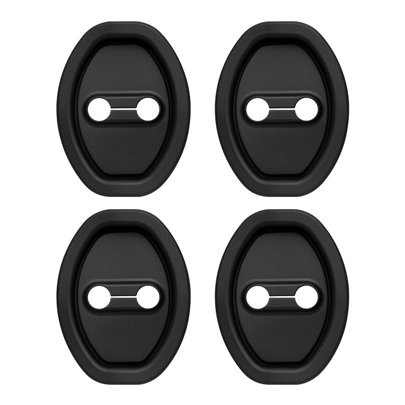 Car door lock protection pad silicone sound reduction shock absorption car door lock protection cover model universal door lock rubber sleeve