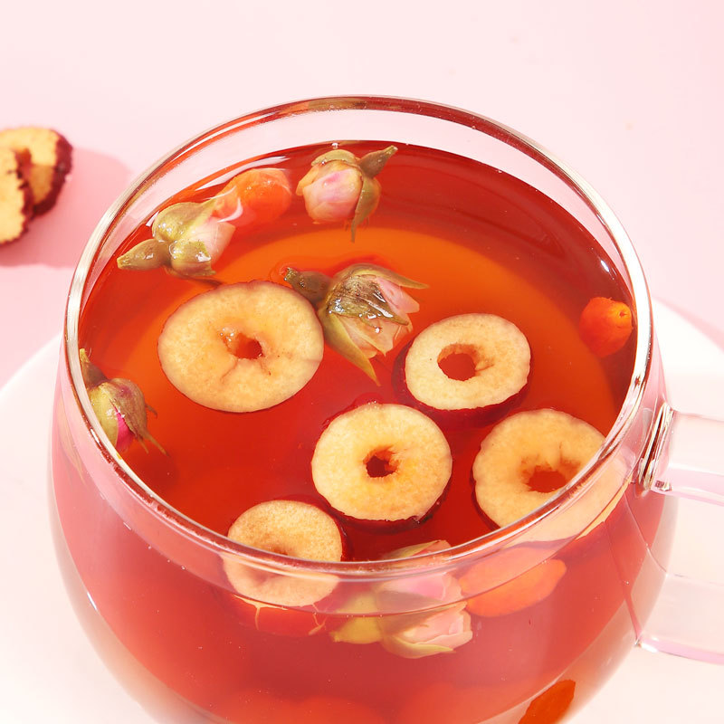 Rose Brown Sugar Ginger Jujube Tea Brown Sugar Ginger Jujube Tea Goddess Aunt Tea Qi Blood Tea Herbal Tea Substitute Health Tea Bag
