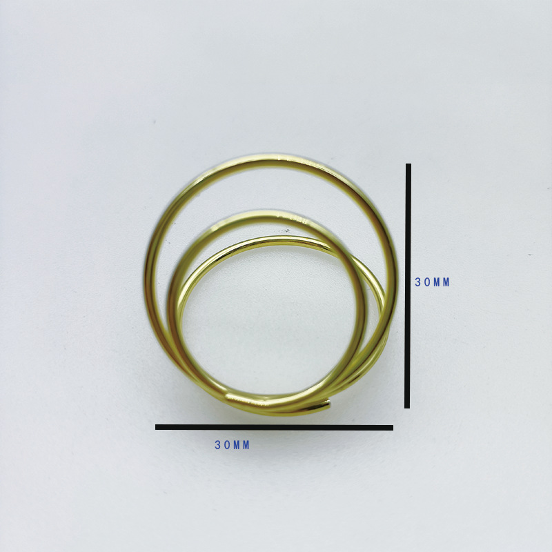 New Large Double-Layer Round Note Holder Wedding Card Holder Metal Note Holder Photo Holder Cartoon Business Card