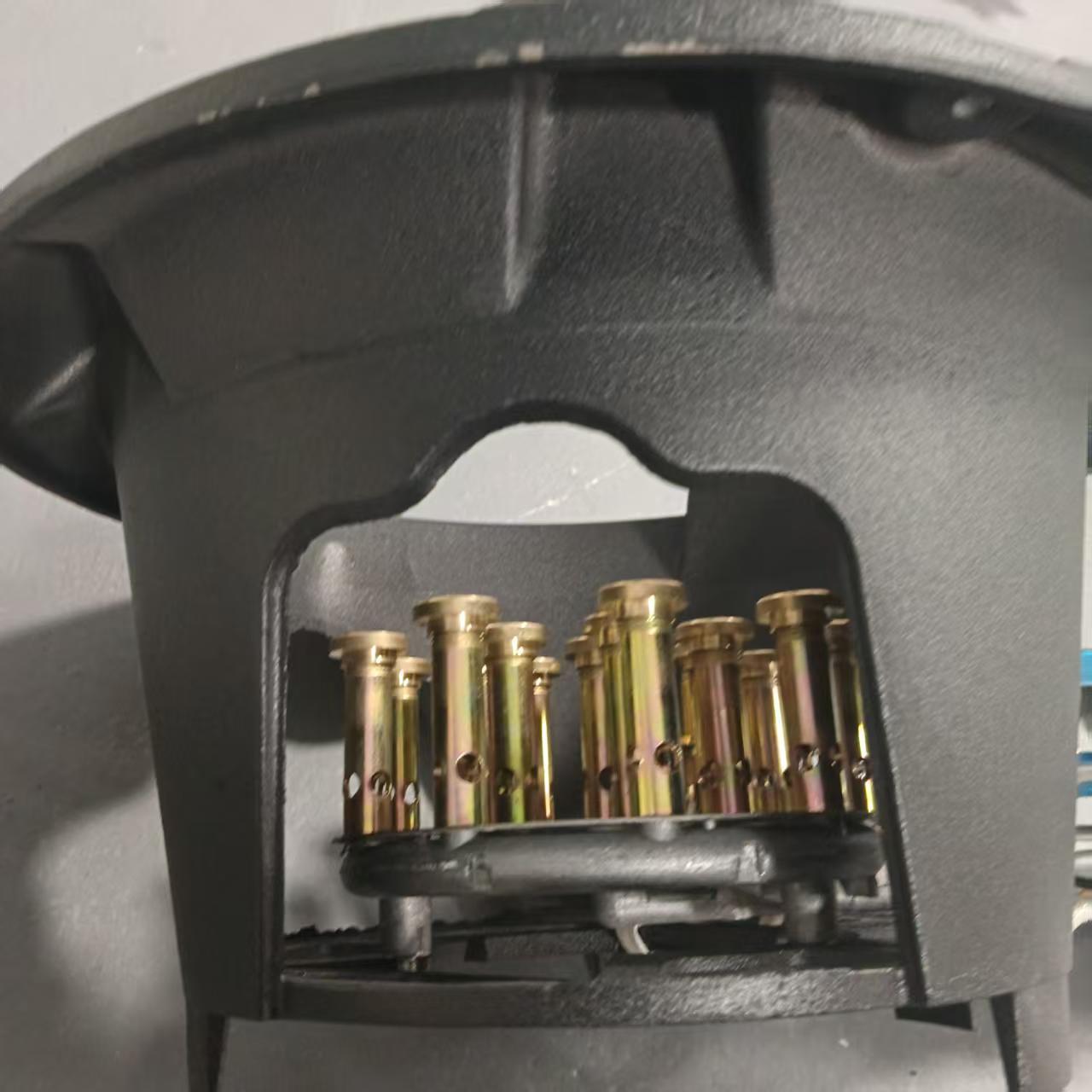 Copper 15-Head Low-Pressure Fierce Fire Stove, Commercial Cooking Stove, Special Liquefied Coal Stove for Restaurant Stalls to Collect Low-Pressure Fierce Fire Stove