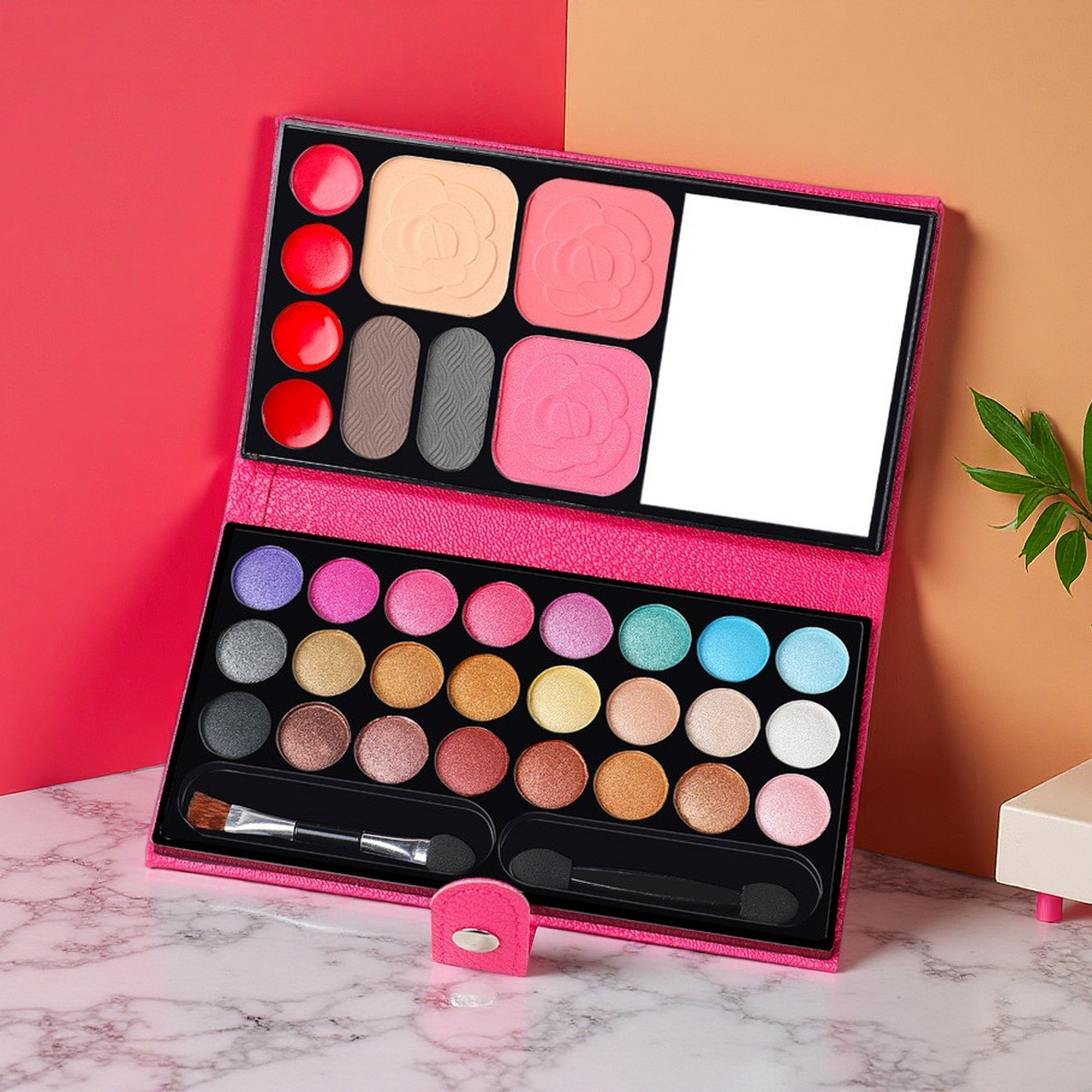 33-цветная палитра макияжа сценический макияж палитра теней для век всё в одном румяна 6.1 набор детского сценического макияжа