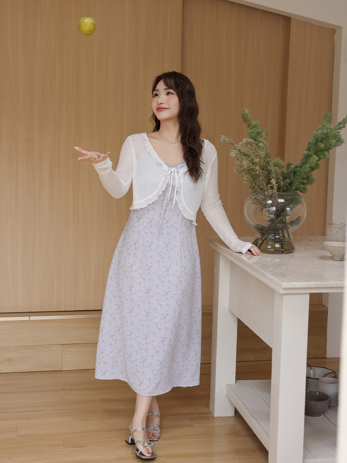 Summer New Multi-Color Basic V Neck Strappy Knitwear Cardigan Fat mm Plus Size Women's Sun Protection Top 65250