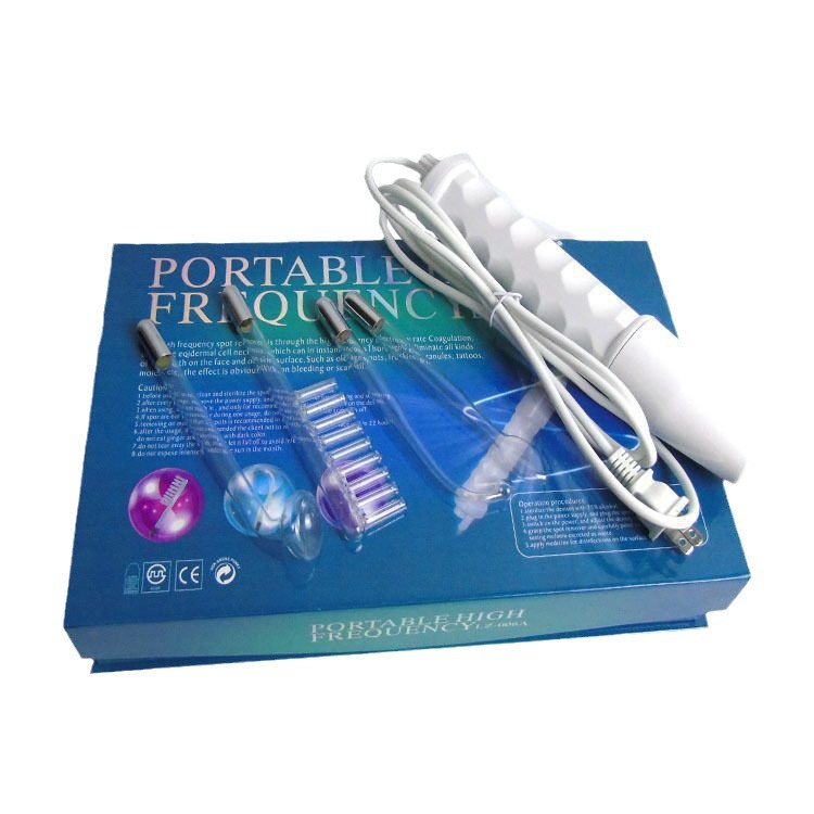 Cross-Border High Frequency High Frequency Beauty Electrotherapy Instrument Comb Portable Acne Removal Ozone Stick Facial Beauty Instrument Introduction Instrument