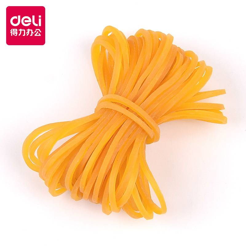 Deli rubber band rubber ring 3218 latex ring cowhide band 30g about 100 ring rubber band office supplies