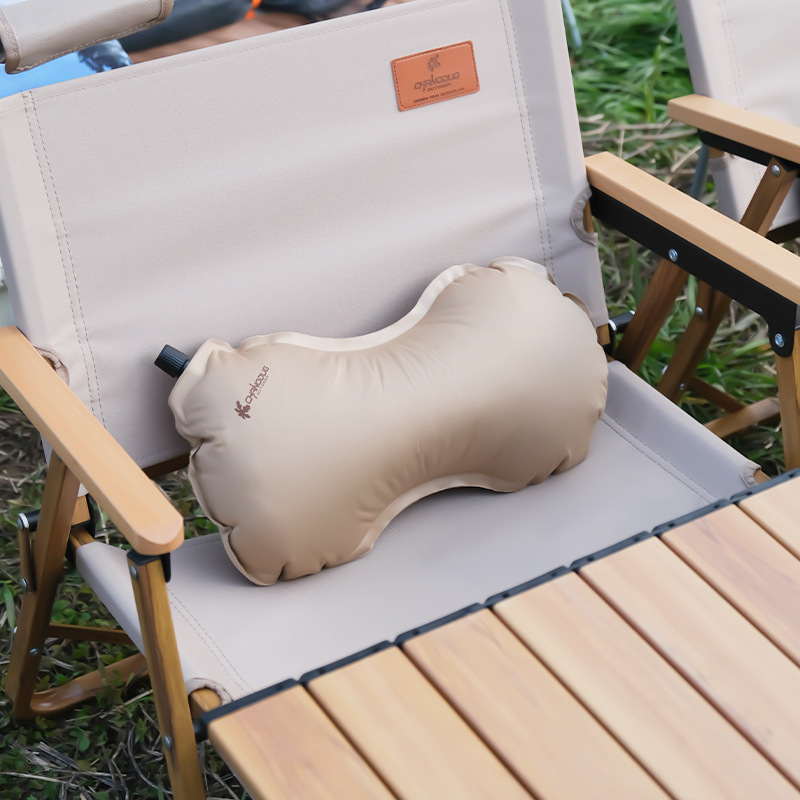 Xanodogi Car Portable Sponge Waist Outdoor Camping Automatic Inflatable Simple Pillow Multi-use Bean Pillow