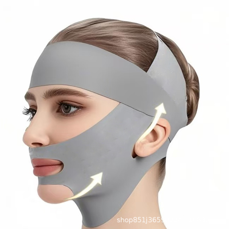 Pull Tight Double Chin Sleep Mask Anti-sagging Breathable Bandage Improves Facial Forehead Pattern Cross-border