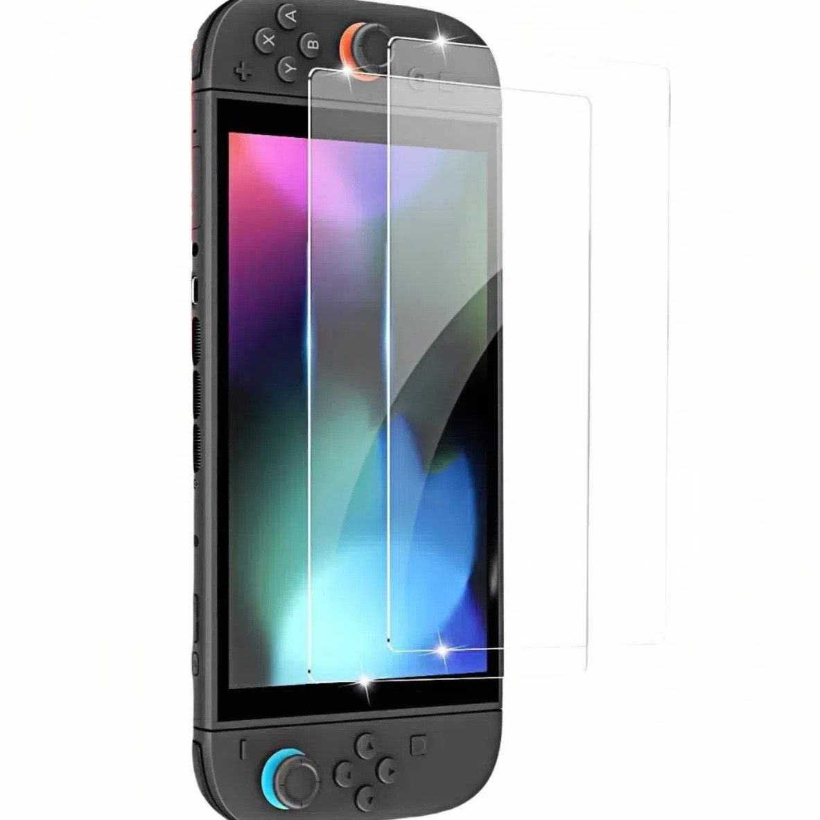 Nintendo Switch2 Tempered Glass Film Dust-Proof, Anti-Shattering Edge Anti-Blue Light Touch-Sensitive Film Tool