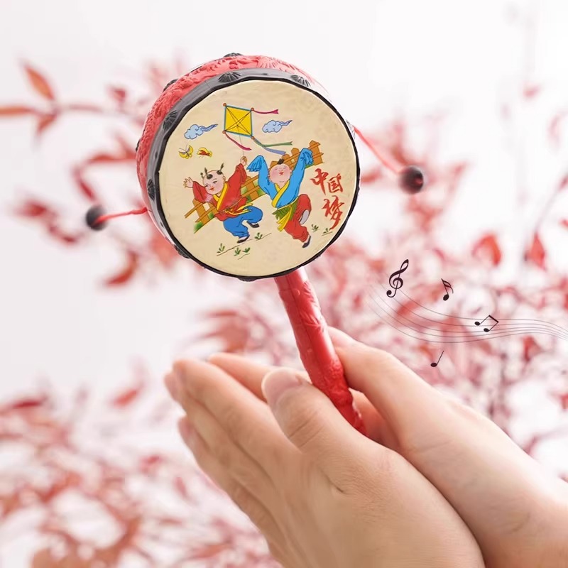 Rattle Baby Toys Bite Hand Wave Drum Baby Traditional Children's Newborn Toys Wholesale