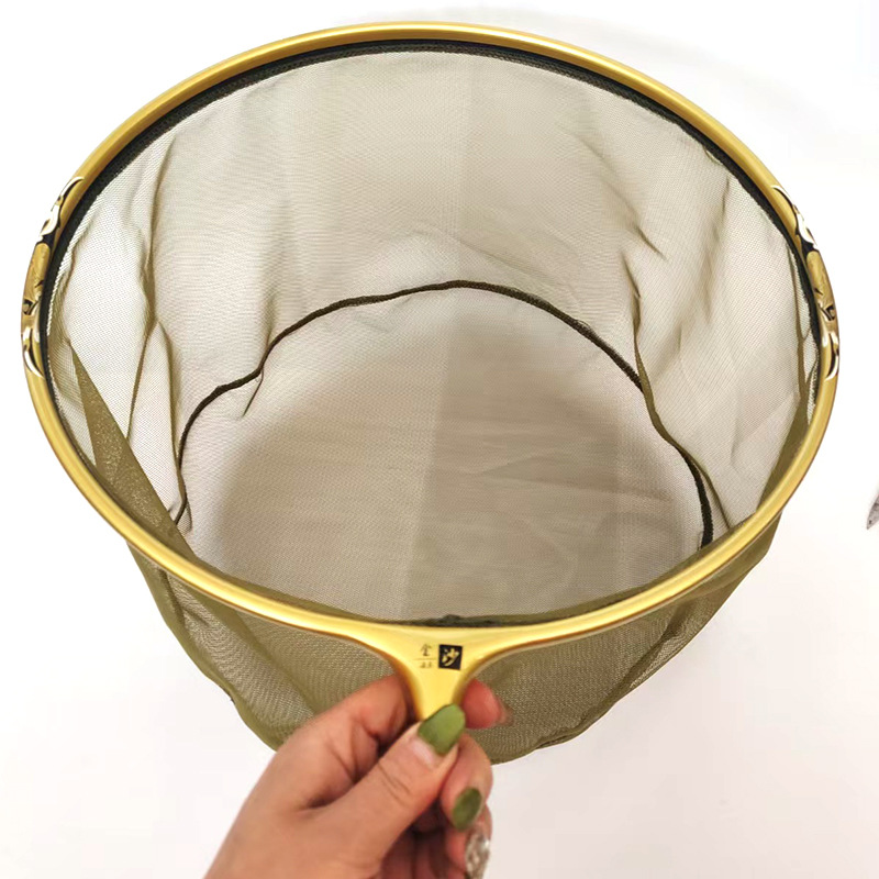 Quick-Drying Ultra-Light Fishing Net Head, Anti-Hanging, Quick-Change Cloth Net Head, Black Pit Fishing Net Head