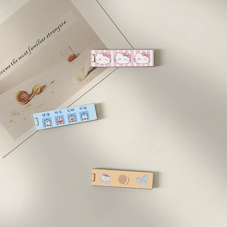 Mobile Phone Case Stand Back Sticker Creative Cartoon Desktop Folding Invisible Mini Portable Sticker 2025 New Style for Men and Women