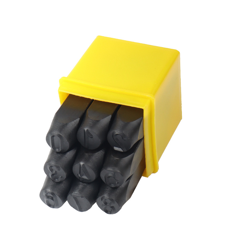 Character model steel printing punch steel code word code number character number letter head English tool typing word punching leather goods