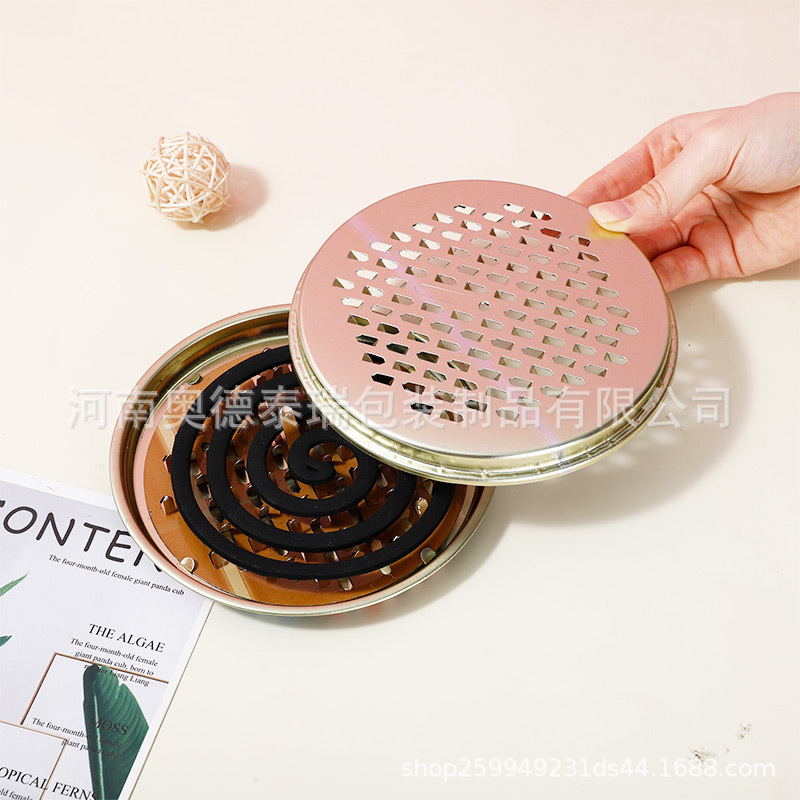 Portable Mosquito Coil Holder for Outdoor Fishing, Fireproof and Anti-Scalding, Hangable Mosquito Repellent Tray for Farm Work, Mosquito Repellent Ash Catcher Tray