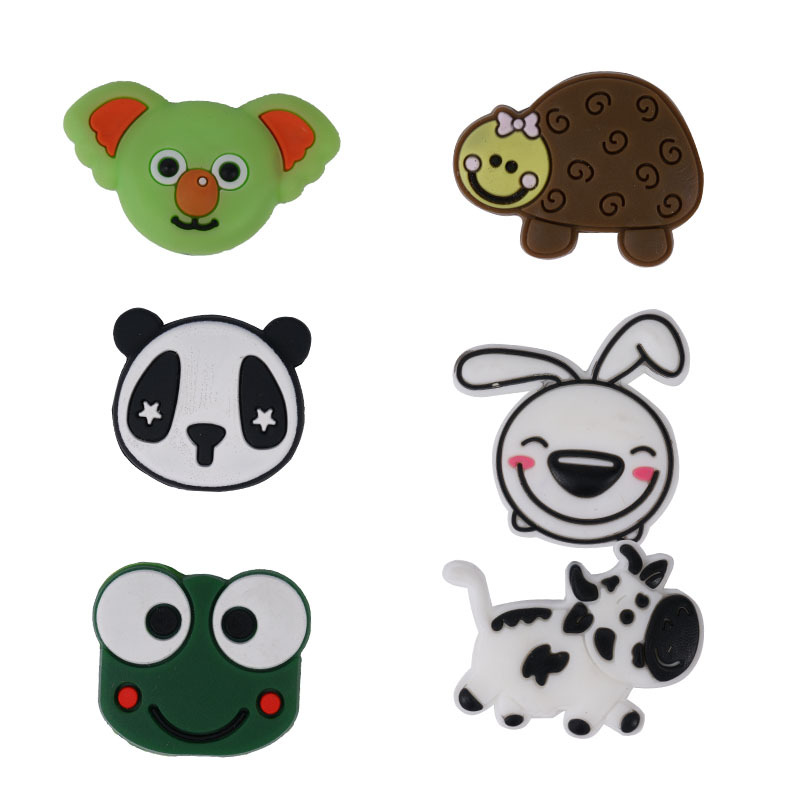 Cross-Border In-Stock Tennis Racket Shock Absorbers Animal Shock Absorbers Owl Beetle Elephant Bee Bear Paw Fun Cartoon