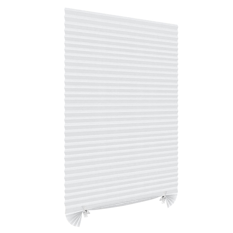 Curtain Simple Non-woven Pleated Curtain Pleated Curtain Non-perforated Adhesive Folding Semi-full Shading Venetian Curtain Wholesale